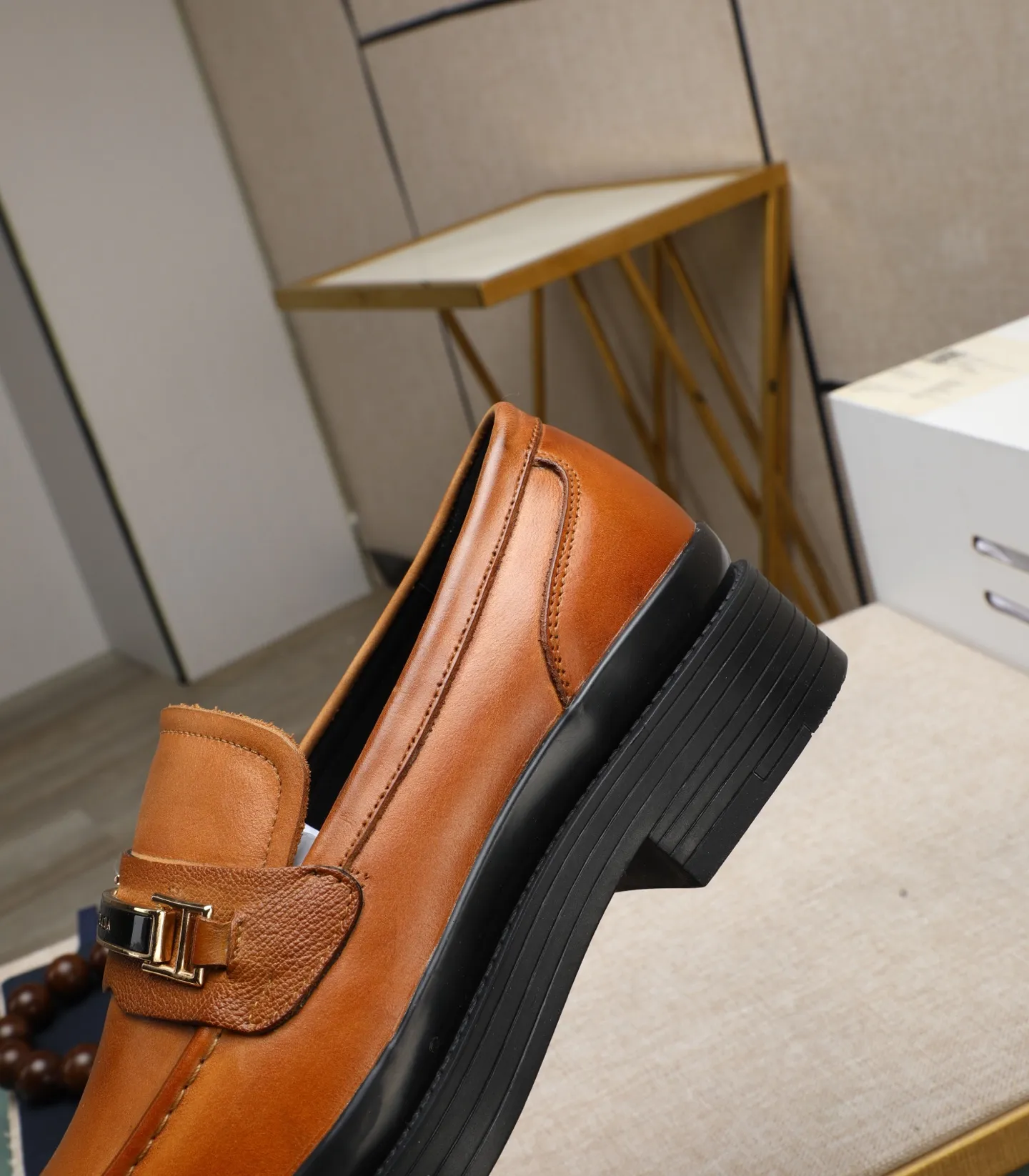 Men's men's shoes 💰540 (water-dyed cow leather) 📛📛PRADA high-end counter's latest formal business leather shoes 👔original and highest quality! Imported from Italy 🇮🇹 first-layer calfskin fabric ➕ cowhide lining Original outsole Formal size: 38➖44 (45 customized)